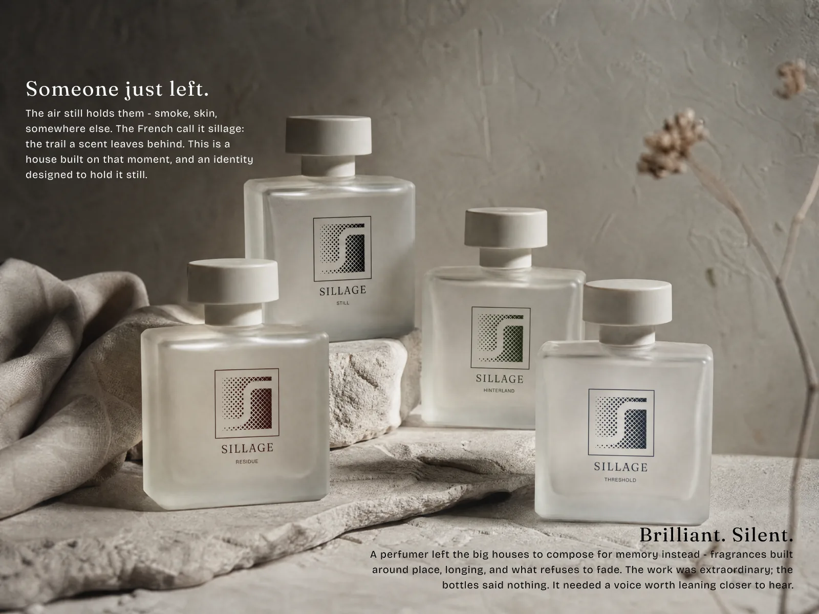 Sillage — multi-bottle lineup, brand story